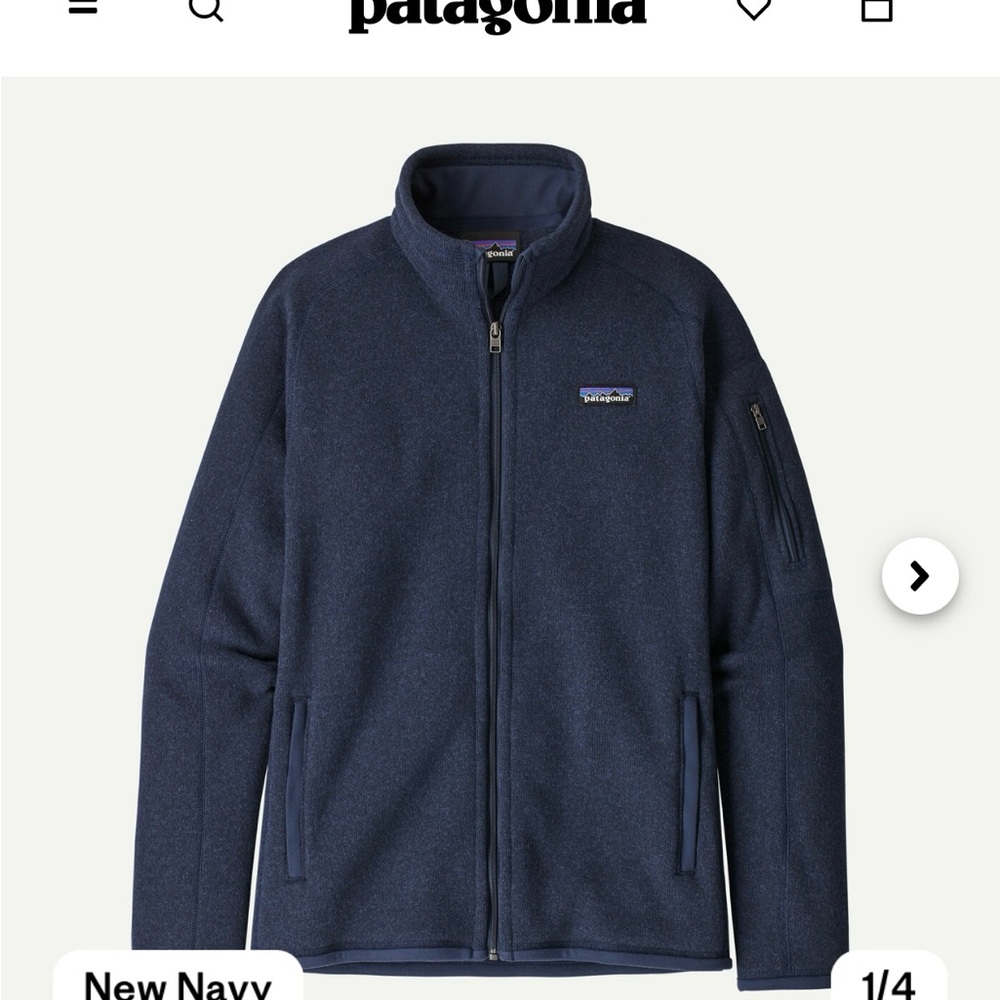 Patagonia Women’s Better Sweater Fleece Jacket - Navy